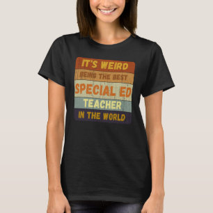 学生から特別な最高のEd先生ワールドVintへ Tシャツ