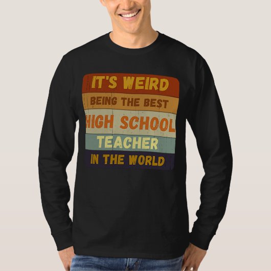 学生から高校最高の先生World Vinへ Tシャツ (正面)