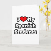 学生が好スペインのき カード (黄色い花)