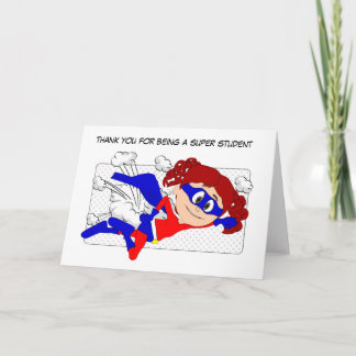 学生すごいカード、先生 サンキューカード
