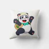 学生としてのパンダ クッション (裏面)