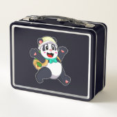 学生としてのパンダ メタルランチボックス (裏面)