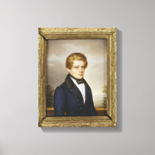 学生としてオットー・フォン・ビスマルク、1833年 キャンバスプリント
