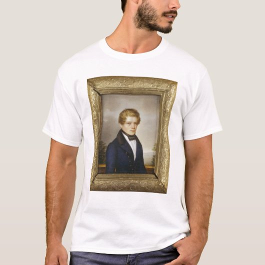 学生としてオットー・フォン・ビスマルク、1833年 Tシャツ (正面)