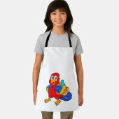 学生としてBackpackを適用したオウム エプロン (インサイチュ)