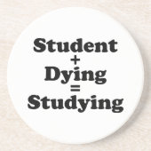 学生と死ぬ者は勉強に匹敵する コースター (正面)