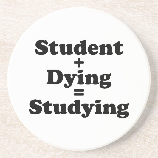 学生と死ぬ者は勉強に匹敵する コースター (正面)