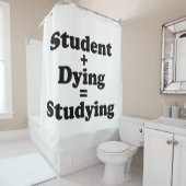 学生と死ぬ者は勉強に匹敵する シャワーカーテン (インサイチュ)