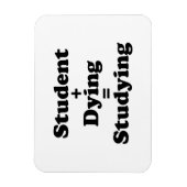 学生と死ぬ者は勉強に匹敵する マグネット (縦)