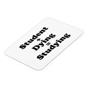 学生と死ぬ者は勉強に匹敵する マグネット (左側)