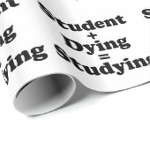 学生と死ぬ者は勉強に匹敵する ラッピングペーパー (ロールコーナー)
