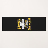 学生にヒーローが必要なスクールバスドライバー ヨガマット (正面(横))