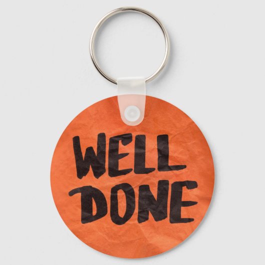 学生に対する前向き評価が順調に行われる キーホルダー (正面)