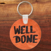 学生に対する前向き評価が順調に行われる キーホルダー (正面)