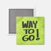 学生に対する認前向き識の賛美の方法 マグネット (正面/裏面)