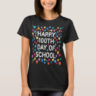学生に贈る風船の幸せな100日目 Tシャツ