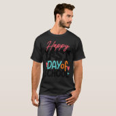 学生のための学校の最後の幸せな日先生1 Tシャツ (正面フル)