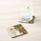 学生のクリスマスからの先生メッセージ コースター (右側)