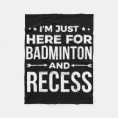 学生のプレゼントをもらいにおもしろい来ただけだ フリースブランケット (正面)