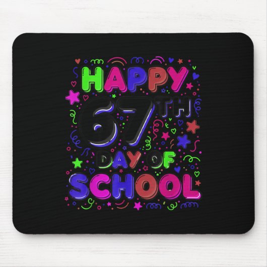 学生の六七トレンド67ハッピー67日 Sc マウスパッド (正面)