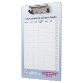 学生の割り当てと試験トラッカーのクリップボード クリップボード (左)