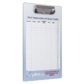 学生の割り当てと試験トラッカーのクリップボード クリップボード (右)