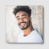 学生の卒業モダンのダークオーバーレイ写真 ゲストブック (裏面)