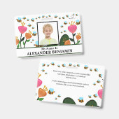 学生の子どもの写真名IDカードカスタム   バッジ (正面＆裏面)