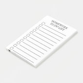 学生の宿題が投稿ノートをモダンリストする ポストイット (アングル)