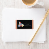 学生の必需品 – カスタマイズ住所 シール (インサイチュ)