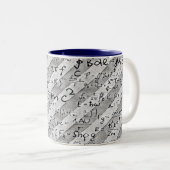 学生の数式と先生おもしろい引用文 ツートーンマグカップ (正面右)