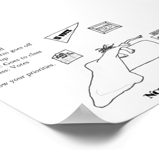 学生の有権者 ポスター (角)