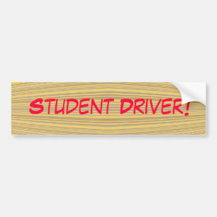 学生の運転者! バンパーステッカー