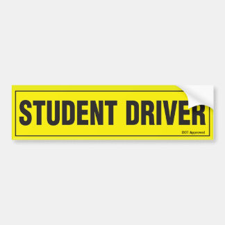 学生の運転者 バンパーステッカー