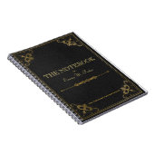 学生の革本の学校のノート ノートブック (右側)