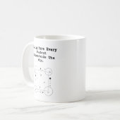 学生はなぜを理解する | 概念数学ガイド コーヒーマグカップ (正面左)
