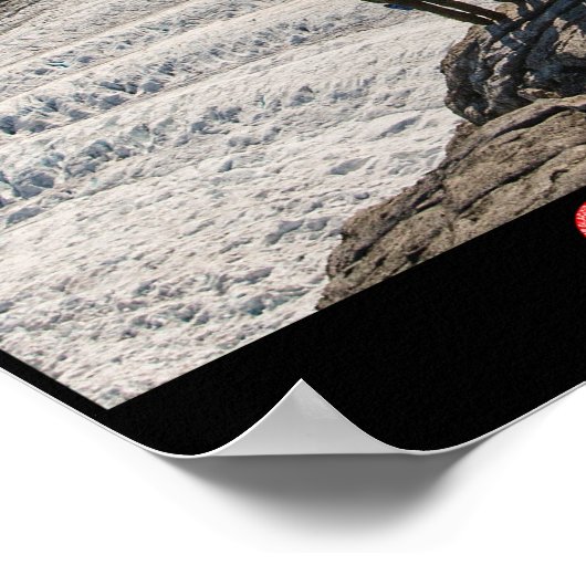 学生はアラスカのギルキー海溝を観察する ポスター (角)