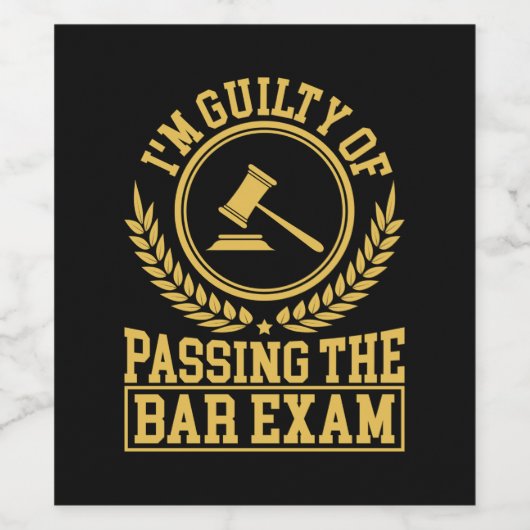 学生は試験に合格した罪を負う ワインラベル (シングルラベル)