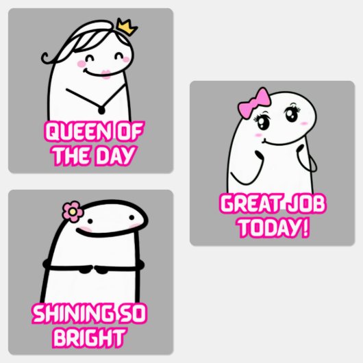 学生やる気を起こさせるシール ラベル (グループ)