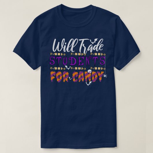 学生をキャンディに交換する Tシャツ (デザイン正面)