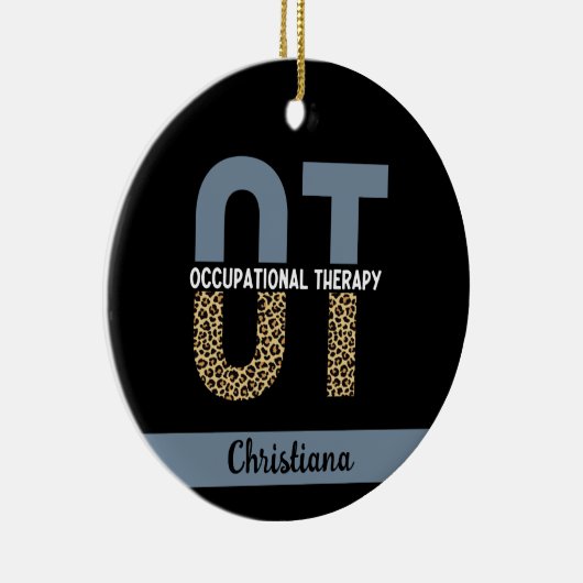 学生カスタムギフトに対するOT占領セラピー セラミックオーナメント (右)