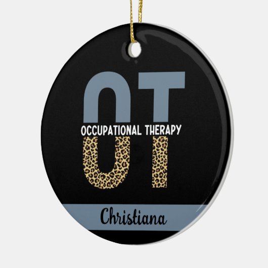 学生カスタムギフトに対するOT占領セラピー セラミックオーナメント (左)