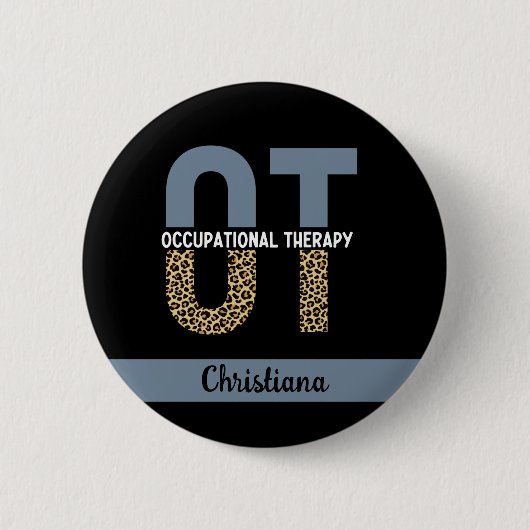 学生カスタムギフトに対するOT占領セラピー 缶バッジ (正面)
