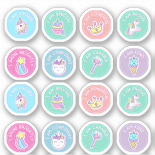 学生カラフル確認シール シール