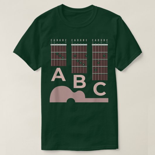 学生ギタ学ーにギタープレ遊ーヤー Tシャツ (デザイン正面)