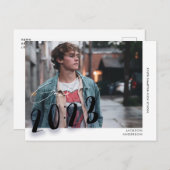 学生コンテンポラリー写真カジュアル卒業 ポストカード (正面/裏面)