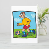 学生サッカー選手 招待状