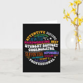 学生サポートコーディネーター感謝デー バック カード (黄色い花)