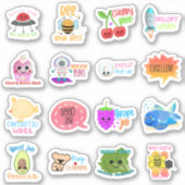 学生ステッやる気を起こさせるカー シール (正面)