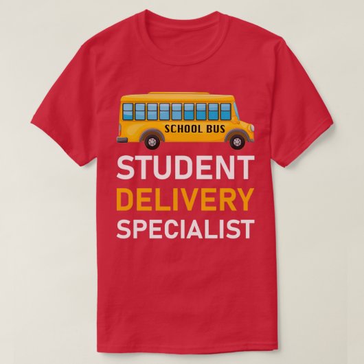学生デリバリースペシャリスト4 Tシャツ (デザイン正面)